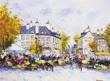 Cityscape Painting - YXJ0118e Europe Towns